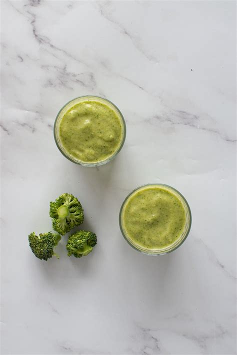 Broccoli Smoothie (Fruity & Delicious!) - Hint of Healthy