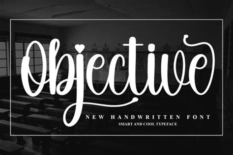 Objective Font By Inermedia Studio · Creative Fabrica Calligraphy