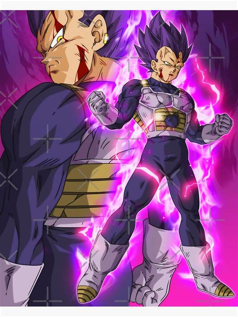 Ultra Ego Vegeta - God Of Destruction Transformation 4 Premium Matte Vertical Poster