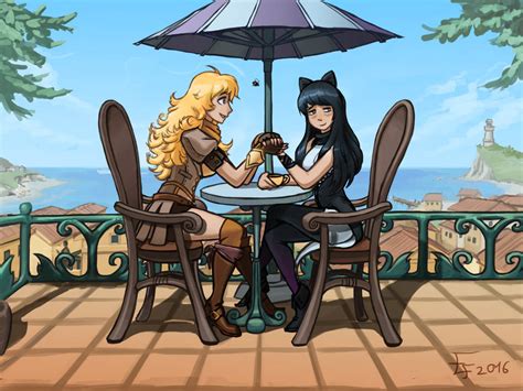 Blake And Yang Rwby Fan Art By Edwo On Deviantart