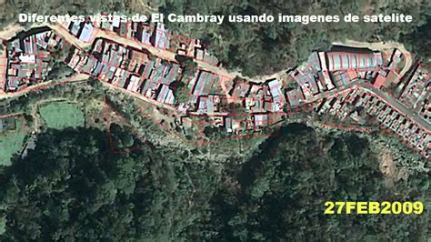 Guatemala La Tragedia De Cambray Visto Con Imágenes De Satelite Youtube