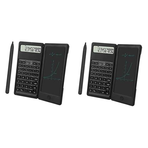 2X Calculatrice Scientifique Calculatrice D Ingénierie à écran LCD à 10