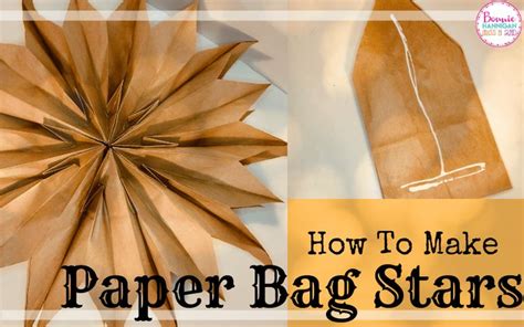 Easy To Make Paper Bag Stars From Regular Paper Bags You Can Find