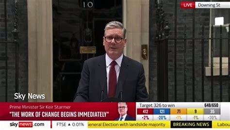 Keir Starmer Makes First Speech As Prime Minister Video Dailymotion