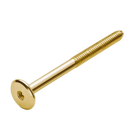 Joint Connecting Bolt M6 X 100mm Electro Brass