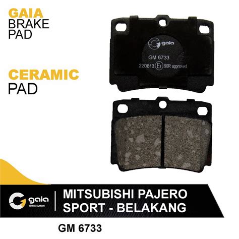 Jual Kampas Rem Brake Pad Pajero Sport Belakang Ceramic Original Gaia