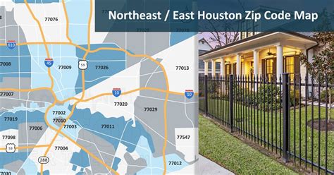 Houston Texas Zip Code Map Houstonproperties