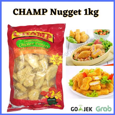 Jual CHAMP Nugget 1kg Nuggets Champ Chicken Nugget Shopee Indonesia