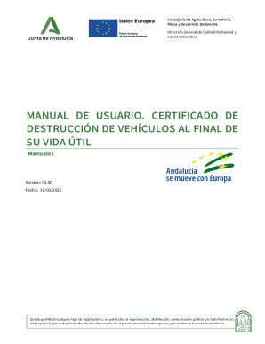 Completable En L Nea Manual De Usuario Certificado De Destruccin De