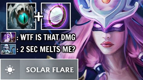 Insane Damage Solar Flare Mirana Skadi Swift Blink Carry Late Game