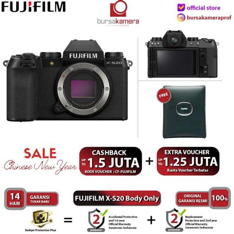 Promo Bkp Fujifilm X S20 Digital Mirrorless Camera Xs20 X S20 Garansi