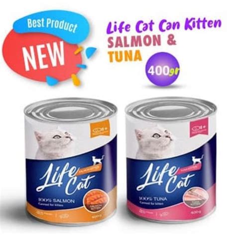 Jual Life Cat Kaleng Kitten 400gr All Varian Rasa Shopee Indonesia