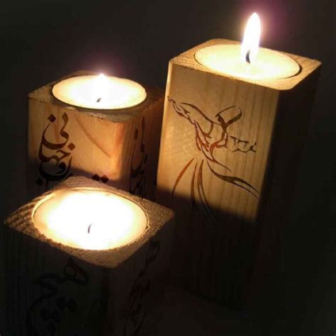 Set Of 3 Tea Light Candle Holder Model Raghs Sama Shopipersia