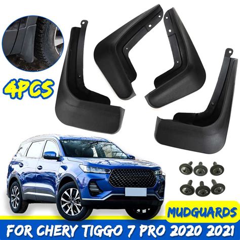 For Chery Tiggo Pro Car Mud Flaps Mudguards Front Rear