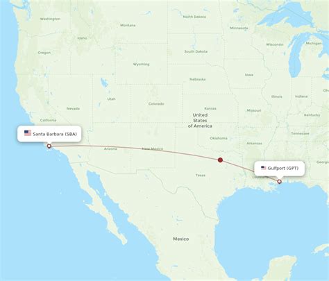 Flights From Santa Barbara To Gulfport SBA To GPT Flight Routes