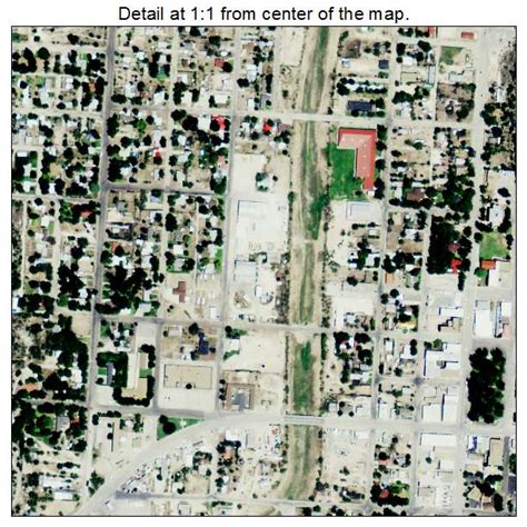 Aerial Photography Map of Ozona, TX Texas