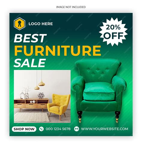 Premium Psd Furniture Sale Social Media Instagram Post Template