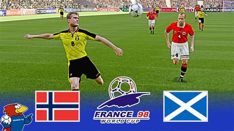 Noruega Vs Escocia Mundial Francia Grupo A J Pes Youtube