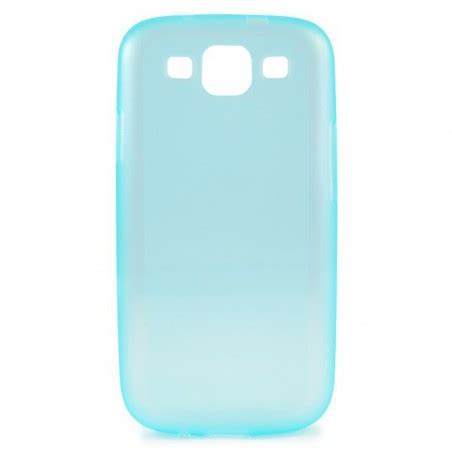 Coque En Silicone Pour Samsung Galaxy S3 Bleu