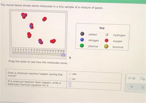 Solved The Movie Below Shows Some Molecules In A Tiny Sample Chegg