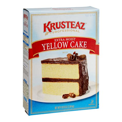 Krusteaz Professional Lb Extra Moist Yellow Cake Mix Case