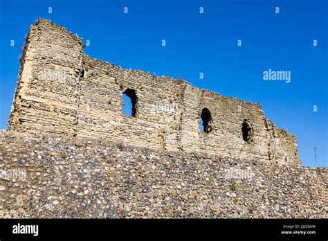 The ruins of Canterbury Castle, Kent, England Stock Photo - Alamy