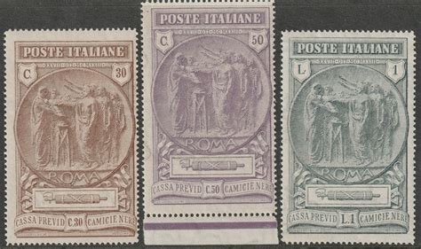 Italy Kingdom 1923 Blackshirts Complete And Intact Set Catawiki