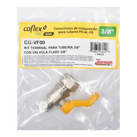 V Lvula Flare X De Pulgada Plata Coflex The Home Depot M Xico