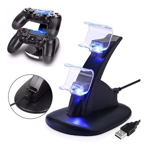 Base Doble Dock Cargador Joystick Para Playstation 4 Ps4 ®t 36900 En Mercado Libre