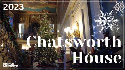 A Magical Trip To Chatsworth House At Christmas Youtube