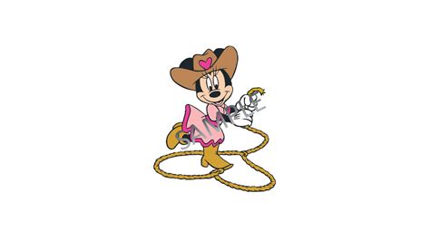 Minnie Mouse Cowgirl Image Etsy