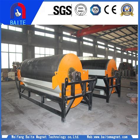 Wet Type Neodymium Drum Permanent Magnetic Particle Separator Equipment