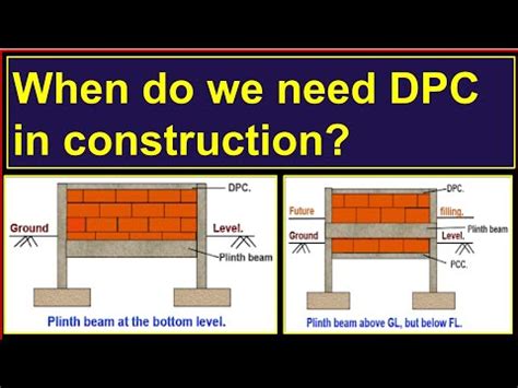 When Do We Need Dpc In Construction Plinth Beam Or Dpc Which One Is