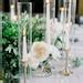 Glass Hurricane Tube Shades For Candlesticks Taper Candle Holders