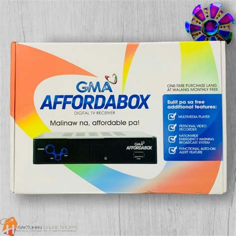 GMA AFFORDABOX GMA Digital TV Box Shopee Philippines