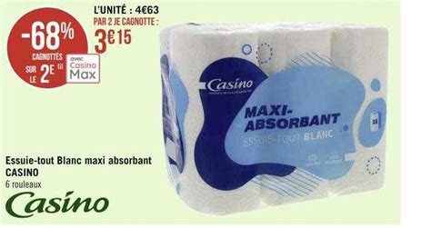 Offre Essuie Tout Maxi Ultra Clean Kleenex Chez Monoprix