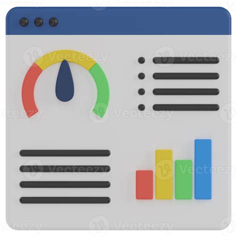 Website Dashboard 3d Render Icon 14919761 Png