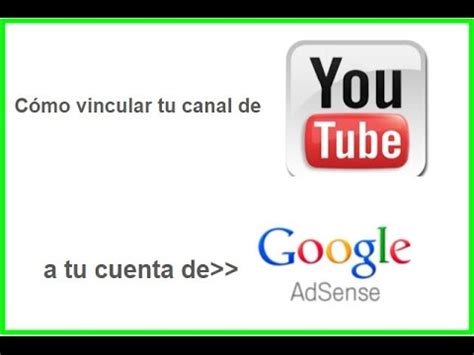 Como Vincular Mi Canal De Youtube A Google AdSense YouTube