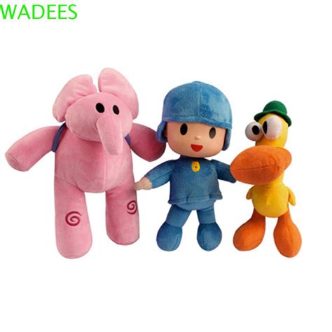 Wadees Pocoyo Plush Stuffed Kawaii Soft Elly Pato Loula Nina Elephant