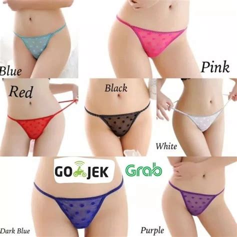 Jual Celana Dalam Underwear Lingerie Bikini Gstring Thong Brief Panty