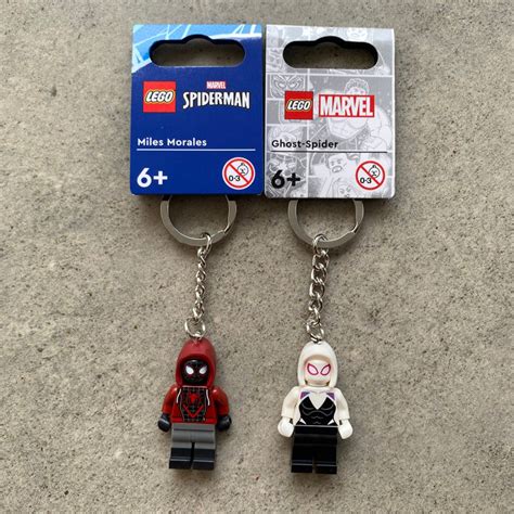 Gantungan Lego Keychain Spiderman Serieslego Couple Spiderman Miles