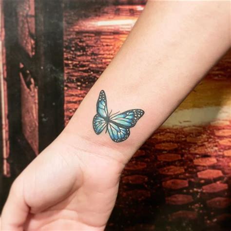 Mavi Kelebek Dövmesi Blue Butterfly Tattoo Dövme Çalışmalarımız