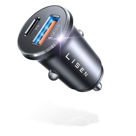 Prime Members Lisen Usb C Car Charger Adapter Fast Charge 54w 4 82 Fs