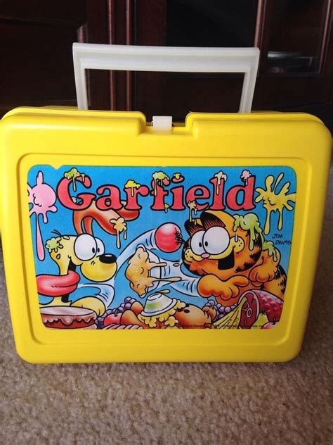 Garfield Vintage Lunchbox Rare Find Great Condition Lunch Box