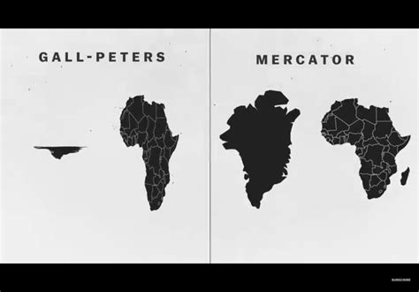 Peter Projection Map Vs Mercator Map