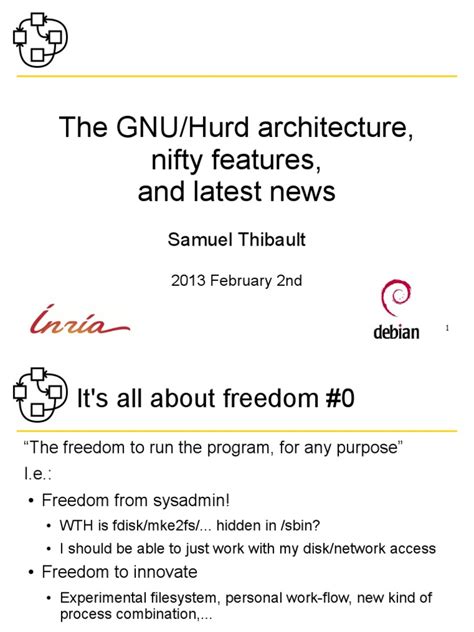 Gnu Hurd Manual | PDF | Kernel (Operating System) | Operating System ...