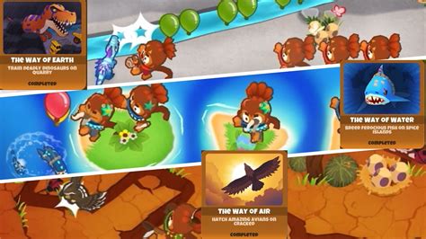 New Beast Handler Update The Quest Of Earth Water And Air In Bloons