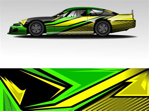 Race car wrap design by VX grafis on Dribbble