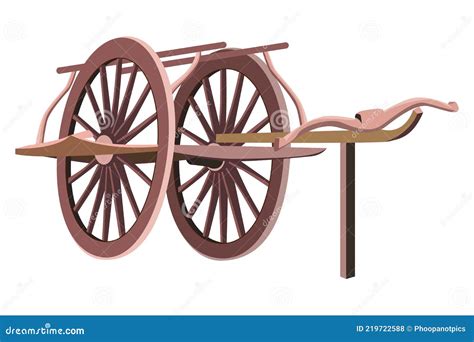 Isolated Wheel Of Wooden Cart Vector Design | CartoonDealer.com #219722588