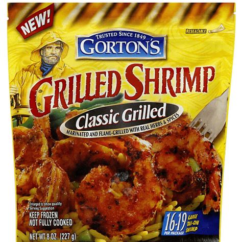 Gortons Classic Grilled Shrimp Frozen Foods Edwards Food Giant